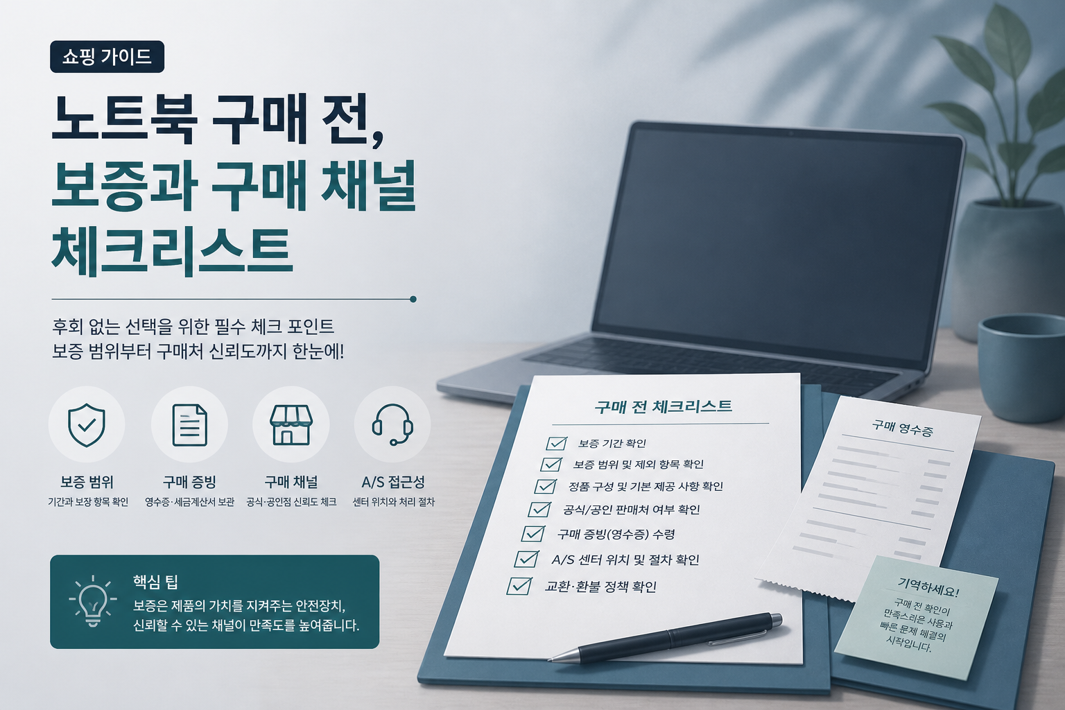 노트북 살 때 보증·AS가 막히는 채널 — 피해야 할 체크